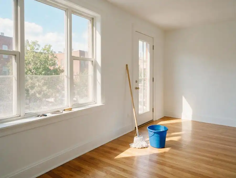 Two-bed move-out — after